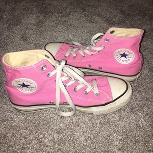 Pink High Top Converse